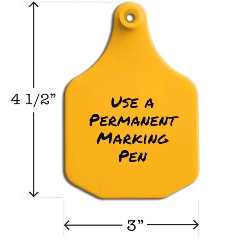 Customizable livestock tags