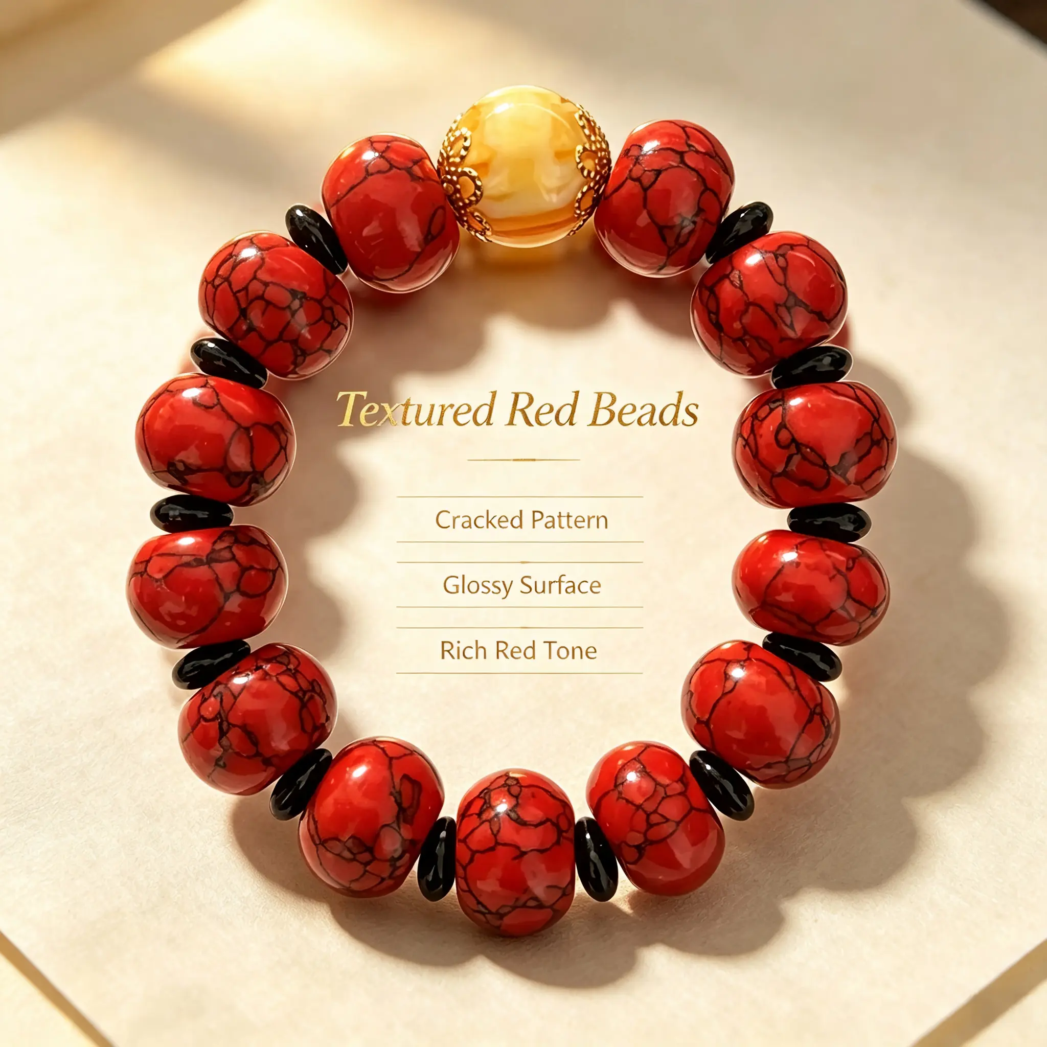 Red turquoise tea set decoration. Great for collecting or gifting.