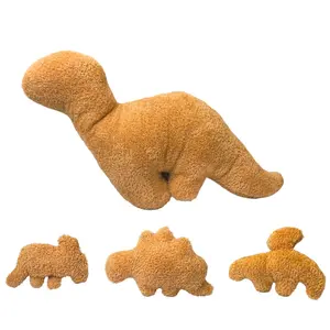 Dinosaur & Chicken Plush Toy Set, Dinosaur Stuffed Animal, 4-Piece Soft Huggable Cartoon Hug Toys, 45cm/17.72 Inches, Perfect Gift for Birthday Easter Valentine's Day, Soft Cuddly Gift