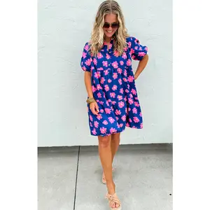 Summer Blooms Floral Dress