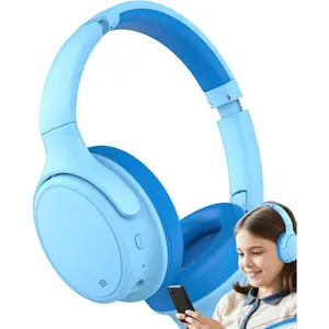 Noise Cancelling Headphones,   Headphones  Over Ear Headphone, 85/94dB Volume Limited, 50H ANC & 90H Normal Playtime,for Airplane//Auto/idea