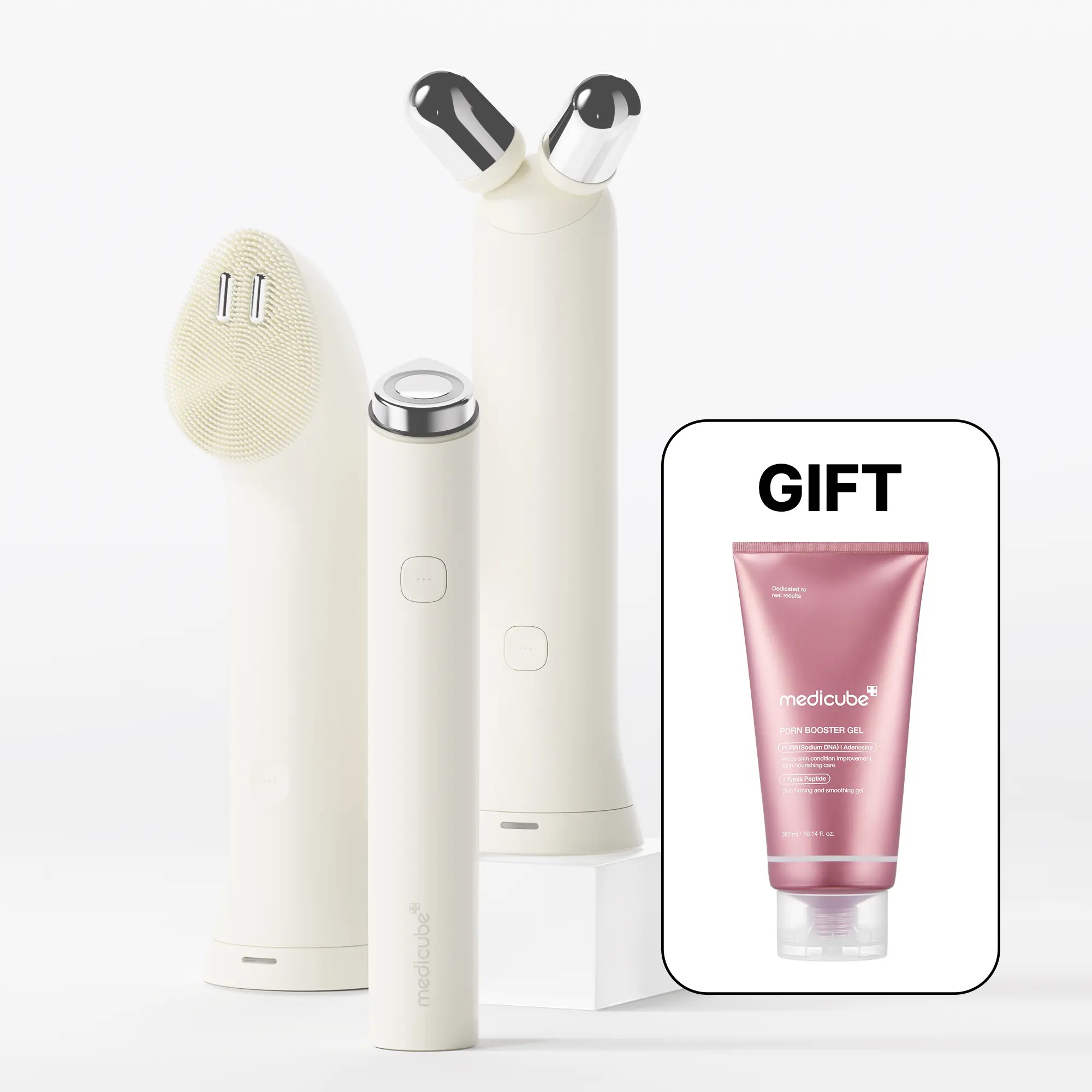 NEW] [medicube] 3-Step At-Home Spa Set - Pink / Beige ㅣMini