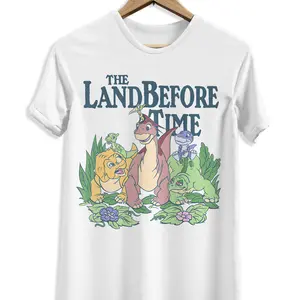 The Land Before Time Pastel Dinosaur Friends Unisex Shirt Sweatshirt Hoodie
