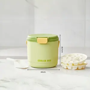 Ice Bucket with Lid and Ice Tray, 40 Ice Cubes Total, Clear Ice Cube Maker with Sealed Lid for Freezer, the kit includes 2 complimentary silicone plastic ice trays and 1 ice shovel