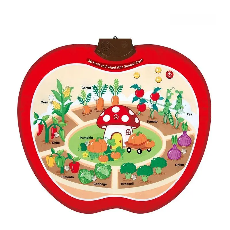 Fruit & Veggie Cutting Game Sound Poster