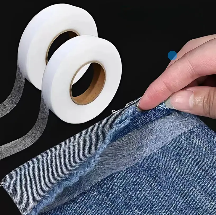 Ultra-Strong Double-Sided Iron-On Hemming Tape, Strong Adhesive Heat Bonding Fusible Web for Clothing Alterations, Altered Clothing, Pants, Jeans, Skirts