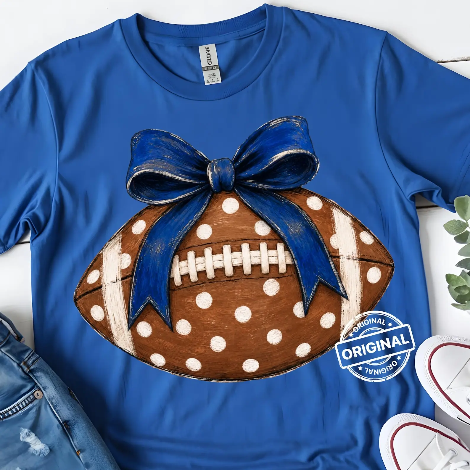Polka Dot Football Shirt, Preppy Football Shirt, Football Mama, High School Sports, Game Day