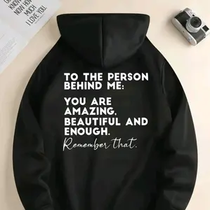 Men's Long Sleeve Hoodies - You Are Amazing Print - Size Medium - New without Tags - Menswear, Sweaters