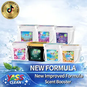 Yass Clean New improved Formula Scent Booster Laundry Beads 2.5L 1.8KG 64 oz In-Wash Scent Booster Beads for Fresh Scent Up to Weeks in Storage Suitable for Sensitive Skin