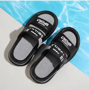 Men's All-Purpose Summer Slides - Adjustable Buckle Sandals for Beach & Pool