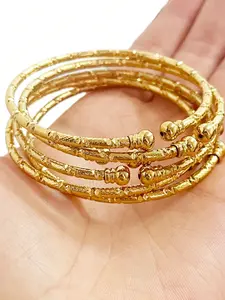 Vintage Bracelet Set for Women, African Style Wedding Jewelry Gift, Casual Alloy Bangle Accessories for All Seasons