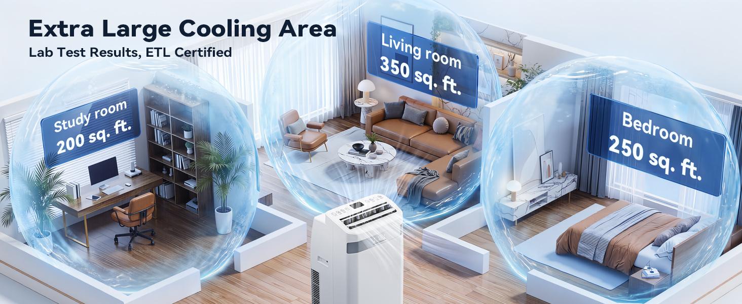 TEHANLD 2026 Model 12000 BTU Portable Air Conditioner, 4-in-1 Cooling+Fan Unit for 550 Sq.Ft Rooms, with Dehumidifier, Remote Control, Sleep Mode, 24H Timer, Window Kit for Large Room, Office TEHANLD 2026 Model 12000 BTU Portable Air Conditioner, 4-in-1 Cooling+Fan Unit for 550 Sq.Ft Rooms, with Dehumidifier, Remote Control, Sleep Mode, 24H Timer, Window Kit for Large Room, Office