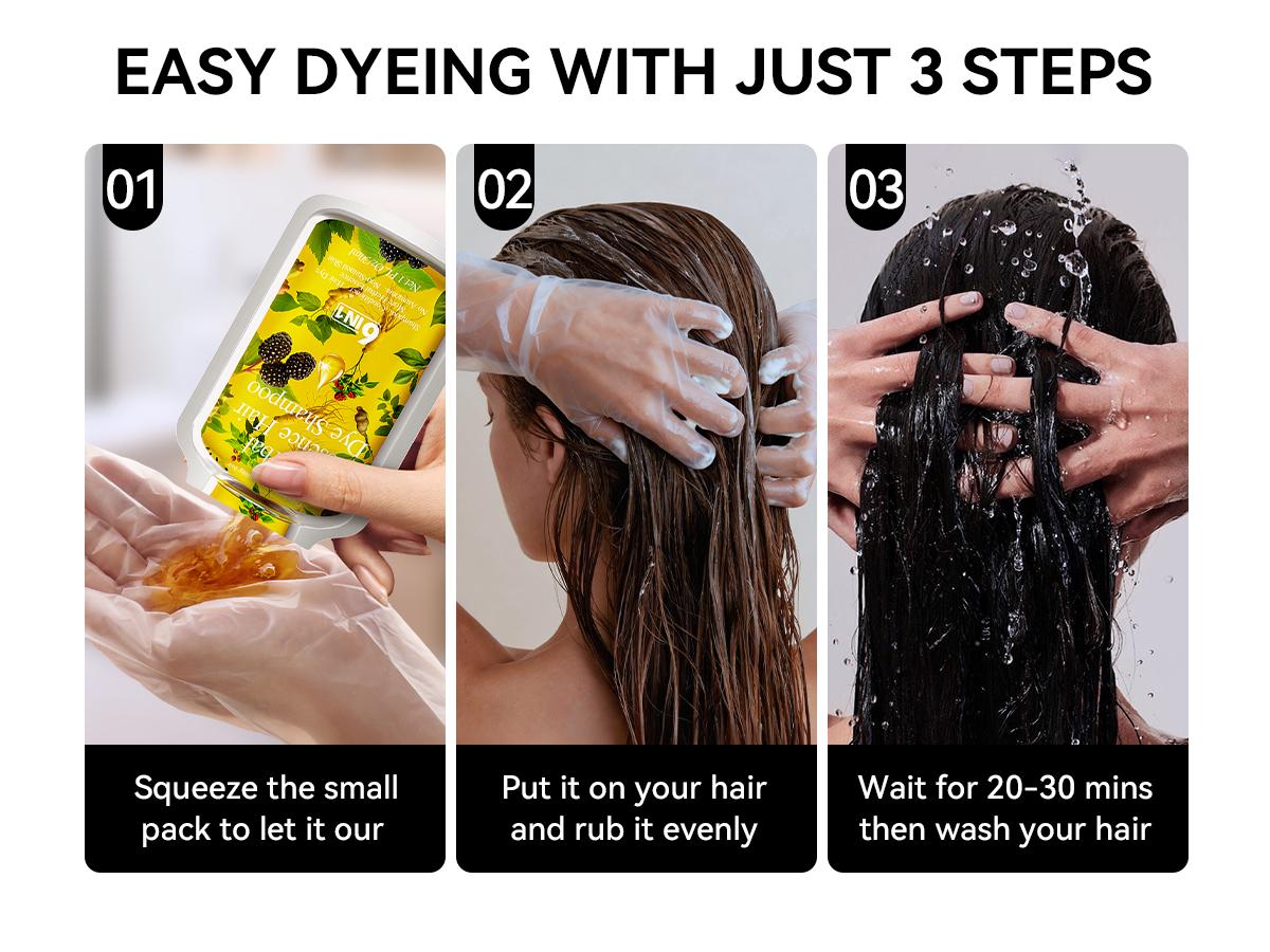 Limer, Multi-color,Bubble Hair Dye Shampoo,6-in-1 Instant Tinte de Cabello,Herbal Ingredients,Gray Coverage,Non-stained Skin,Plant Haircare(10packs) Limer, Multi-color,Bubble Hair Dye Shampoo,6-in-1 Instant Tinte de Cabello,Herbal Ingredients,Gray Coverage,Non-stained Skin,Plant Haircare(10packs)