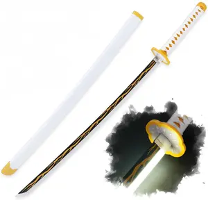 LED Light Up Sword Demon Anime Katana Cosplay Prop Halloween Gift 41 Inch USB