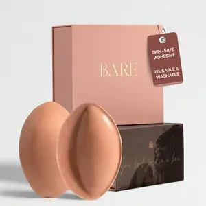 Push-Up Bra Inserts | BARE Medium Boost Adhesive Pads – Soft Lift, Invisible Bust Enhancer & Comfortable Shapewear