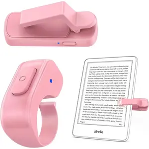 L-WCP004  [Case-Friendly] Remote Control Page Turner Ring for Oasis Scribe Kobo eReaders, Camera Camcorder Remote Controls, Page Turner Clicker for iPhone ipad Tablets with Storage Bag