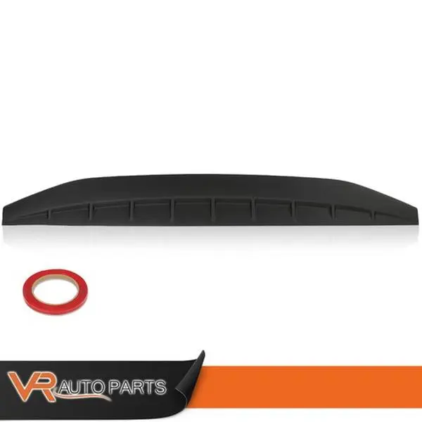 Black ABS Plastic Tailgate Rear Wing Spoiler, Auto Replacement Body Part Accessory Fit For 09-18 Ram 1500, 2500, 3500 Truck