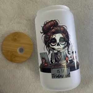 16oz IS IT FRIDAY Frosted Tumbler - Perfect for Your Friday Drinks