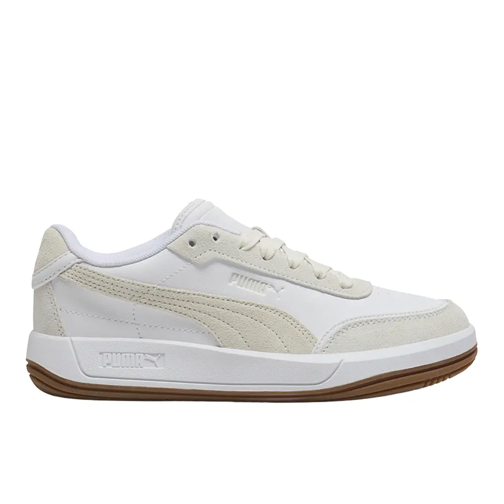 PUMA Womens Club Pearl Lace Up Sneakers Shoes Casual - White