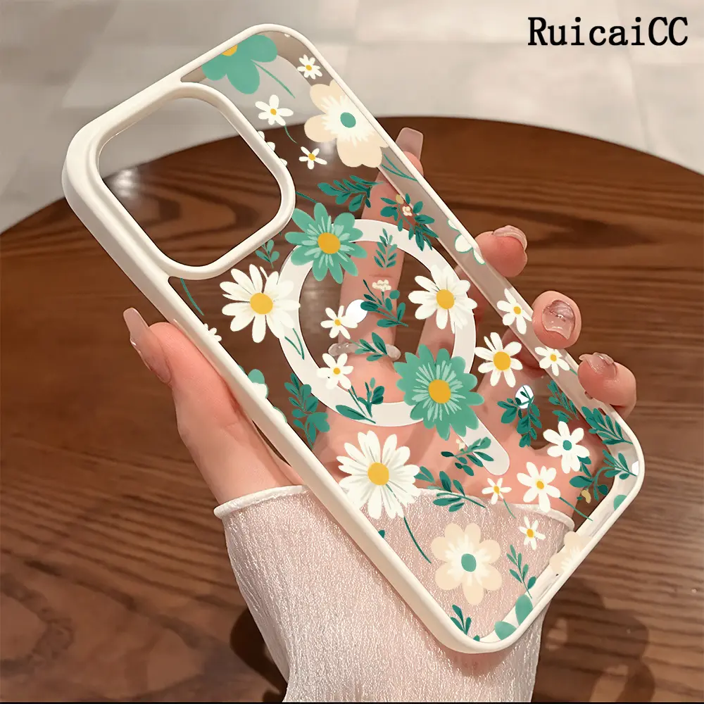 Premium Magnetic Phone Cases for iPhone11/12/13/14/15/16//17/Air/promax/Plus Floral Whimsy Dream y2k cased MagSafe Ready, Anti-Fall, Springtok and Ultra-Thin Design | Perfect for Everyday Use Protector Screen Protector Aesthetic Resistance