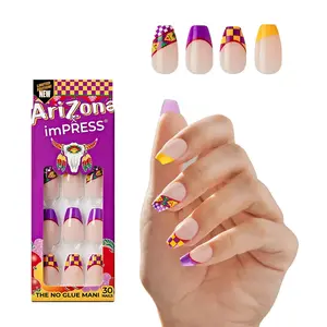 KISS AriZona x imPRESS Press-On Manicure Fake Nails - Fruit Punch