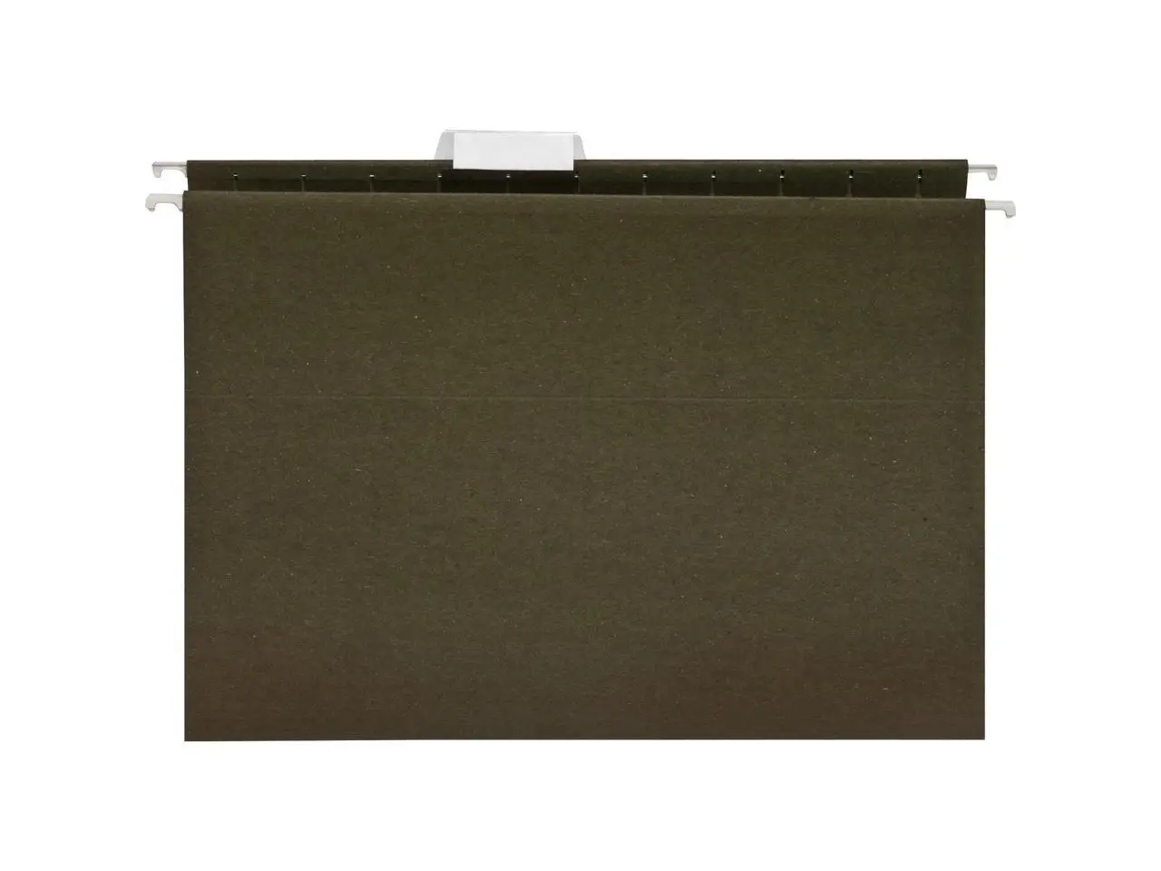 Business Source Hanging Folder 1/5 Tab Cut Letter 25/BX Standard Green 17533