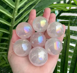 Aura Quartz Spheres