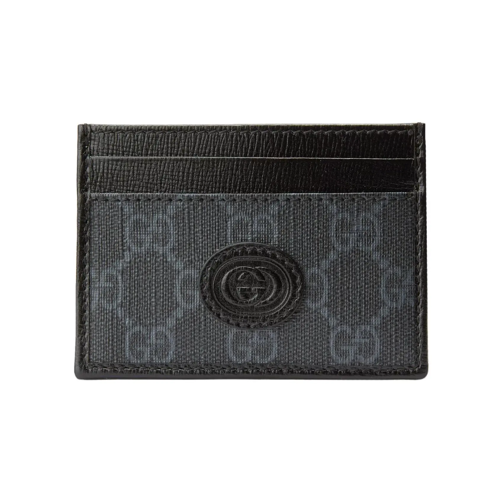 Women's Interlocking GG Monogram Canvas-Leather Multi-Card Wallet, Gucci Cardholder