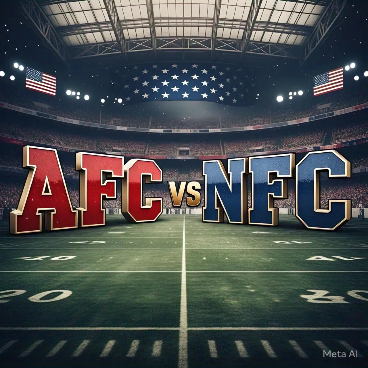 #3 AFC VS NFC - 1 vs 1 - Break - Multi-Sport- 50/50 Every Time!