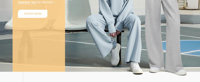 Casly Lamiit Women's 2 Piece Outfits Lounge Set 2026 Oversized Half Zip Sweatshirt Wide Leg Sweatpants Set Cozy Fabric Trendy Design All Match Stand Collar #Springfresh