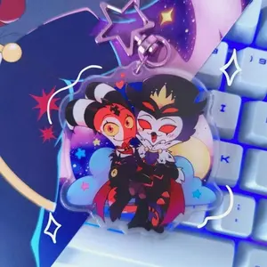 Hazbin Hotel  Stolas and Blitz - Keychain