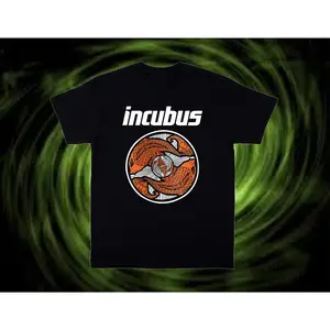 New Incubus Band T Shirt S-5XL Tour Band Tee Short Sleeve TT077