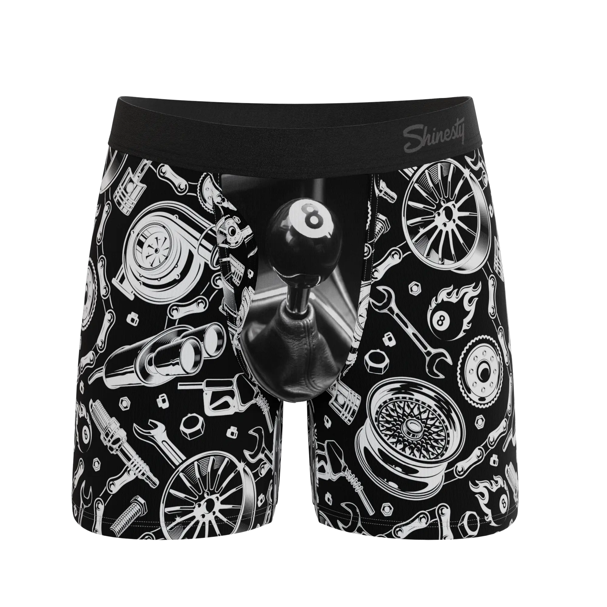 The Gear Head | Shinesty Stick Shift Ball Hammock® Pouch Underwear With Fly