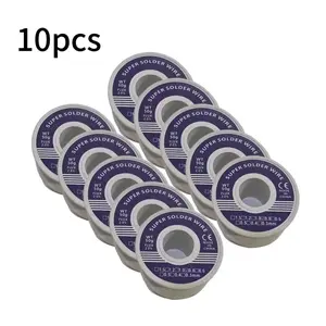 0.8mm Lead-free Soldering Wire, 10pcs/set Soldering Tin Wire, Welding Accessories, Soldering Wire for Home, Office, Factory