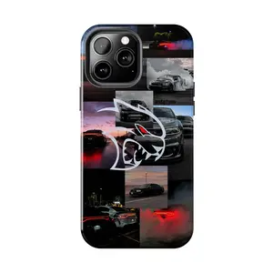Dodge Challenger SRT Hellcat Beast Edition Case for iPhone 17 - 11 Pro Max Plus Mini X XR XS 7 8 Plus or SAMSUNG GALAXY S26 - S21 Ultra Plus