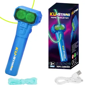 Cool Luminous Rope Launcher: Luminous rope loop + USB fast charging.  Features cool visual effects, easy operation, lightweight and portable design, and multi-scenario interactive use. A great stress-relieving gadget for parties and outdoor activities.