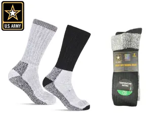 Men's 2 Pack US ARMY Winter Warm Thermal Boot Socks