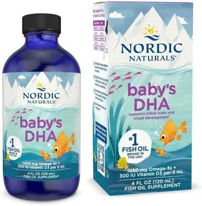 Nordic Naturals DHA Liquid Supplement – Unflavored, 4 oz