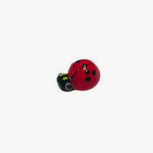 Good Luck Charm - Glass Ladybug Figurine