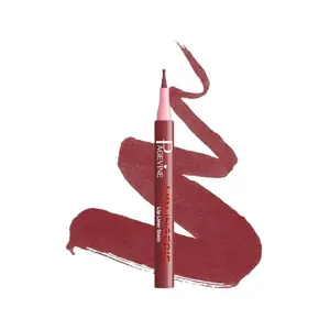 Precision Felt Ball Tip Lipliner - Single Item, Waterproof, Sweatproof, Fade-Resistant, All-Day Wear, Lightweight, Comfortable, Smooth Application, Plumper Defined Lips, Ideal for Makeup Beginners (Beauty & Personal Care Cosmetic)