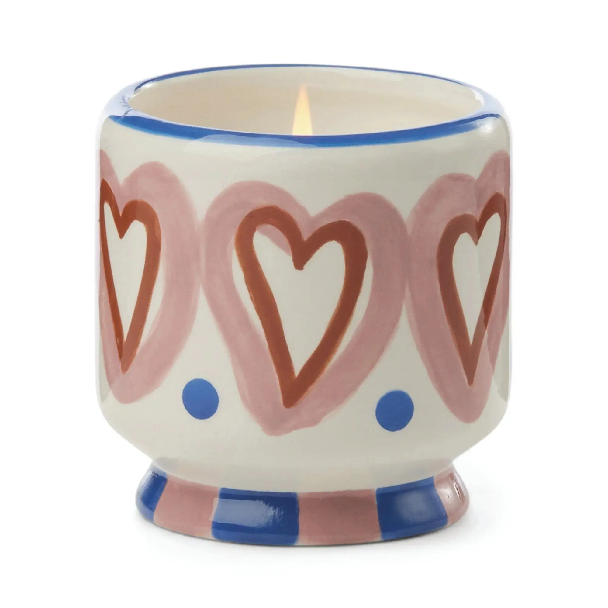 8 oz Scented A Dopo Rosewood Vanilla Floral Candle - Rich Blend of Woods, Ceramic Vessel, Home Decor Home Supplies Item