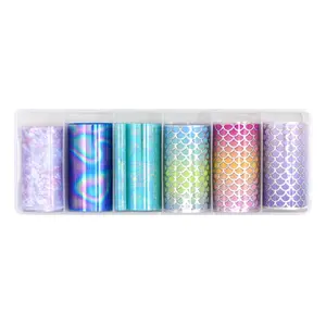 Nail Art Foil Box / 6 Designs / Mermaid Tales