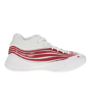 adidas Mens Dame X Nebraska Cornhuskers Basketball Sneakers Shoes - White