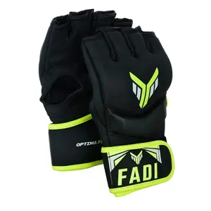 Fadi Sports Optima Fight Series MMA Gloves - Matte Artificial Leather for Boxing, MMA, Kickboxing & Muay Thai