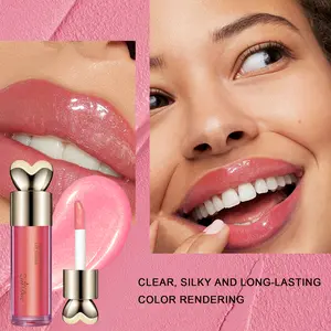 ZaiDoc 3D Sparkling Moisturizing Lip Gloss  Non Sticky, Plumping , Long ,Lasting