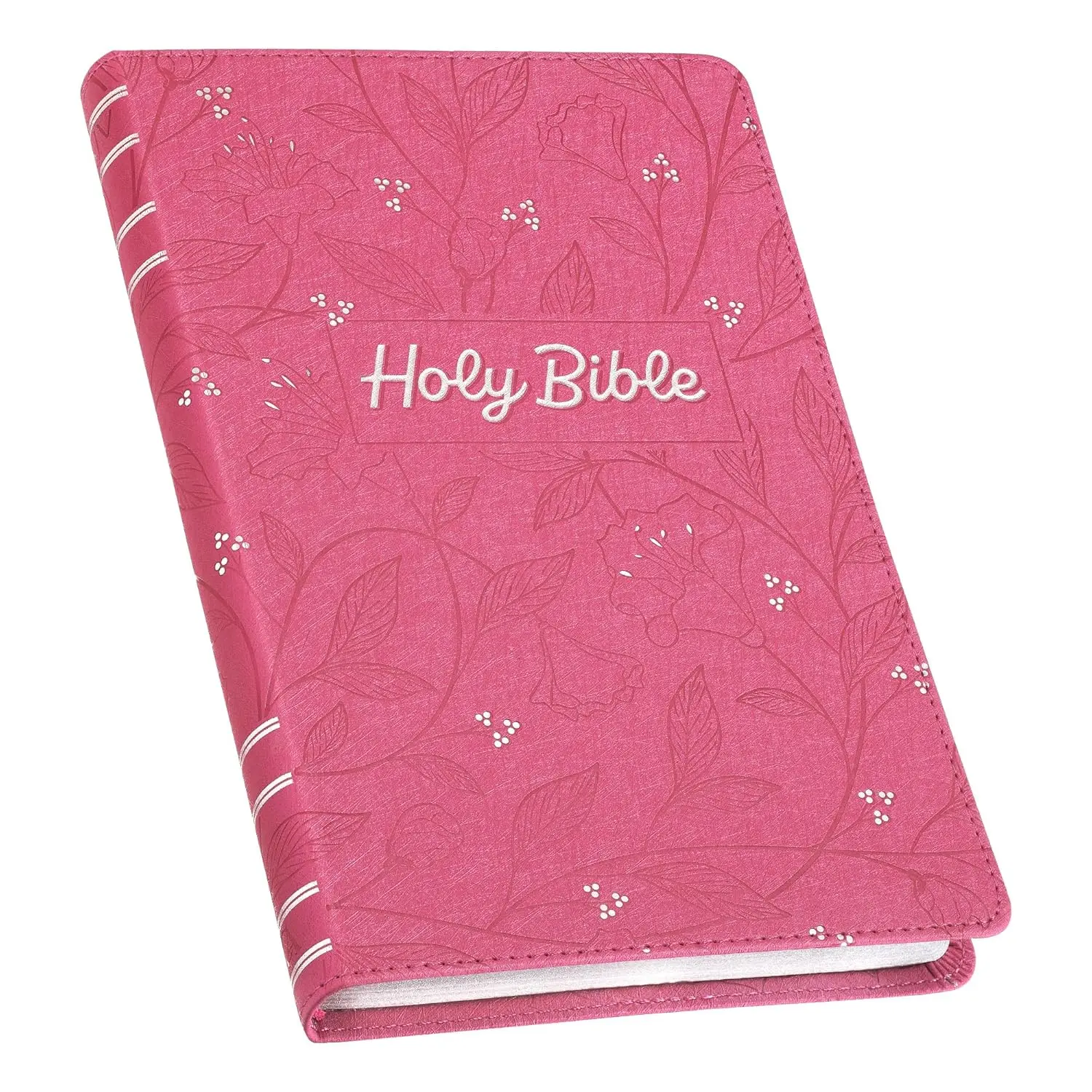 Holy Bible, Gift Edition King James Version, Faux Leather Flexible Cover, Pearlized Cherry (KJV Gift Editions)