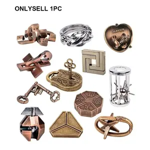 adults fun Creative Classic Metal Puzzle Game, Adult Trap Ball Challenge Toy, 3D Educational Toy for Adults and Kids, Birthday Gift