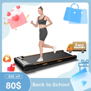 【Longer Runway for Big Stride】Under Desk Treadmill, Walking Pad 2 in 1 for Walking and Jogging, Portable Walking Treadmill with Remote Control Lanyard for Home/Office, 2.5HP Low-Noise Desk Treadmill in LED Display  No standing pole
