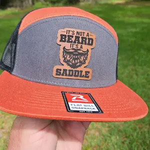 It's a Saddle Richardson Hats 112 & 168 Hat with Custom Leatherette Patch, Classic Design, Stylish