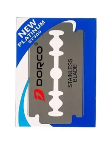 Dorco Razors Double Edge Blades Blue 100 CT